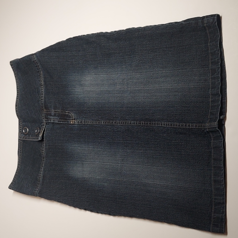 VTG Stephen Hardy SQUEEZE Denim Pencil Skirt 1990s Size 9/10